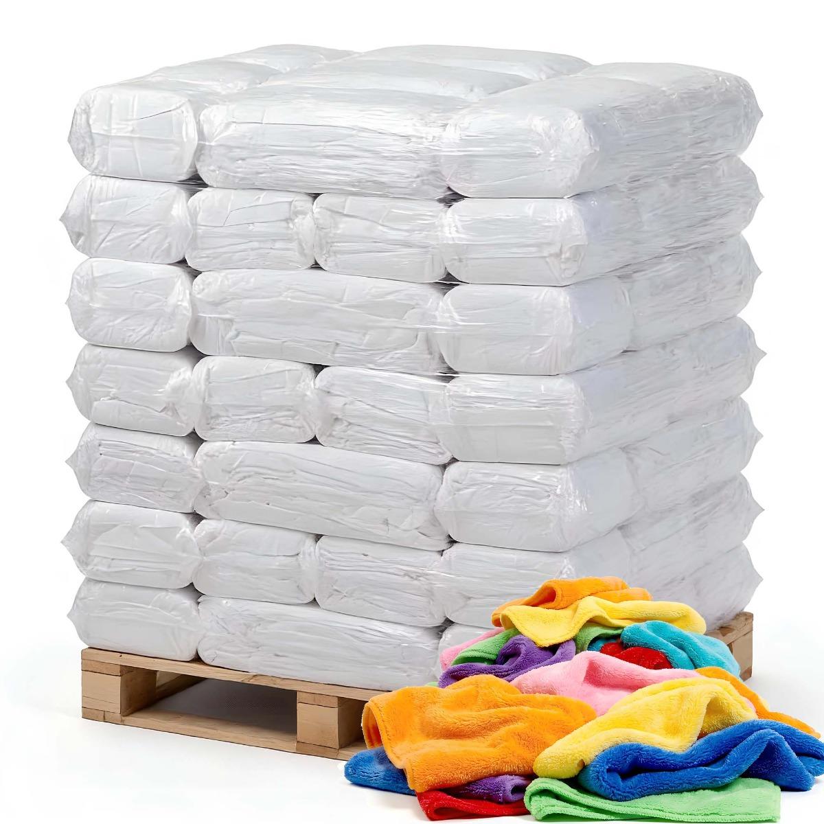 Coloured Super Cotton Towel Rags (Pallet)